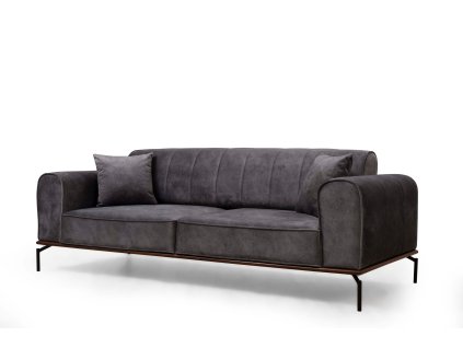 Třímístná pohovka SIESTA antracitová
