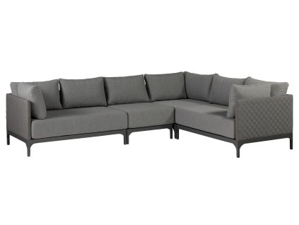 Zahradní pohovka DOMINO šedá pravá