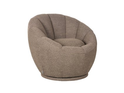 Otočné křeslo CROWN hnědé