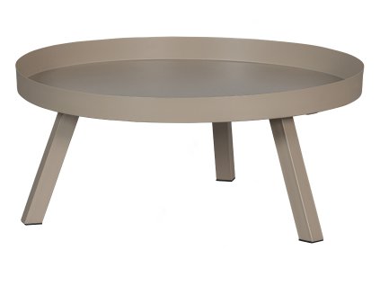 Kovový zahradní stolek SUNNY šedý O80cm