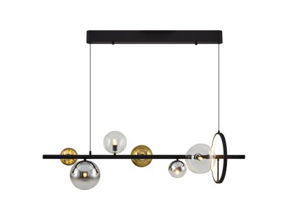 Závěsné osvětlení BLACK se zlatými prvky