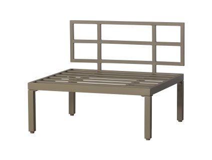 Kovová lavice GEORGE hnědozelená373946 J 02 VS FA George bankje 90cm aluminium jungle SA