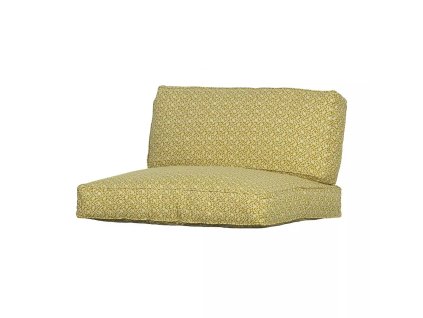 Set zahradních polštářů SNOOZE žlutý