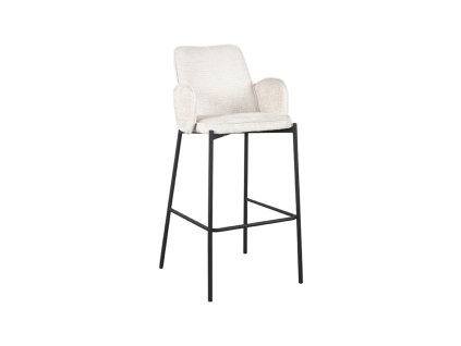Barová židle JONI krémová 107 cm