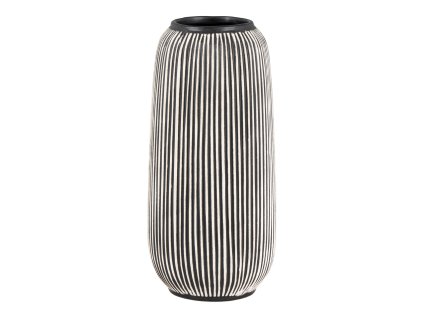 Váza STRIPE černá