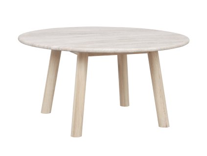 Konferenční stolek TARANSAY světlý o90 cm