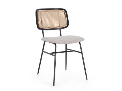 Jídelní židle GLENNA se šedým sedákem