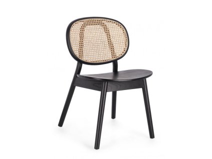 Dřevěná židle ADOLIS černá