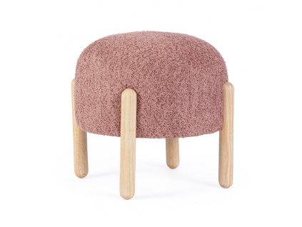 Stolička DAYLA 45 cm tmavě růžová