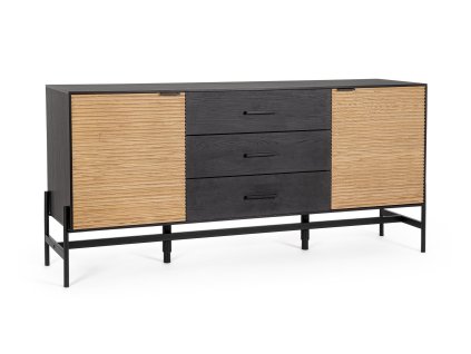 Dřevěná komoda ALLYCIA 164x40 cm