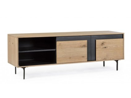 Dřevěný TV stolek STANWOOD 160x57 cm