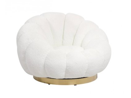 Otočné křeslo FLOREL bílé