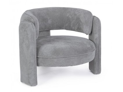 Čalouněné křeslo AISHA šedé