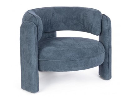 Čalouněné křeslo AISHA modré