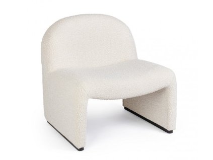 Křeslo BASSILLA bílé