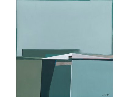 100681 tisk na platne naska 140x140 cm tmavy