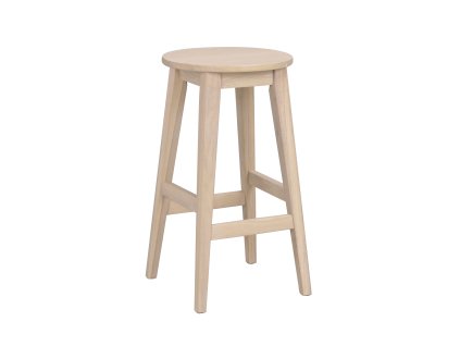 Dřevěná barová stolička AUSTIN světlý dub