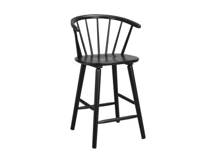 Dřevěná barová židle CARMEN černá