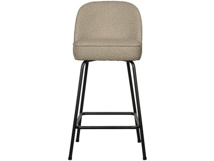 Barová židle z buklé VOGUE béžová