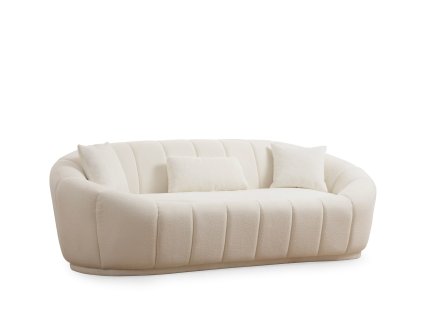 Třímístná pohovka MIDE bílá