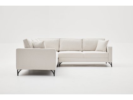 Rohová pohovka BERLIN krémová 258 cm