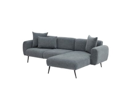 Rohová pohovka SIDE šedá pravá 252 cm