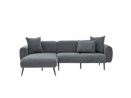 Rohová pohovka SIDE šedá levá 252 cmRohová pohovka SIDE šedá levá 252 cm