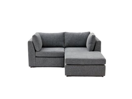 Rohová pohovka MOTTONA šedá 180 cm