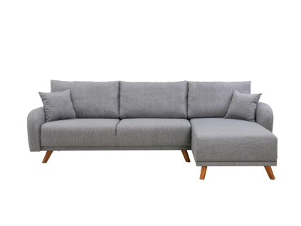 Rohová pohovka HERA šedá 237 cm