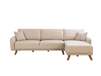 Rohová pohovka HERA krémová 237 cm