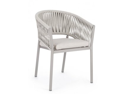 Zahradní jídelní židle FLORENCIA světlá