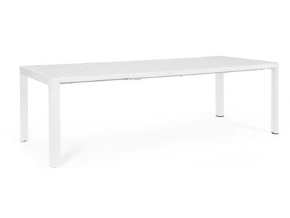 Rozkládací zahradní stůl KIPLIN 180/240x100 cm bílý