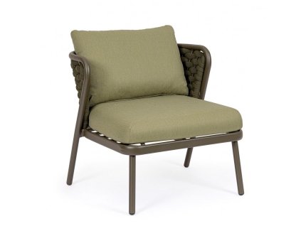 Zahradní křeslo HARLOW zelené