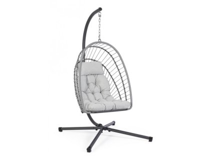 Houpací křeslo ERROL šedé