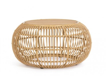 Ratanový konferenční stolek FLORISEL o60 cm