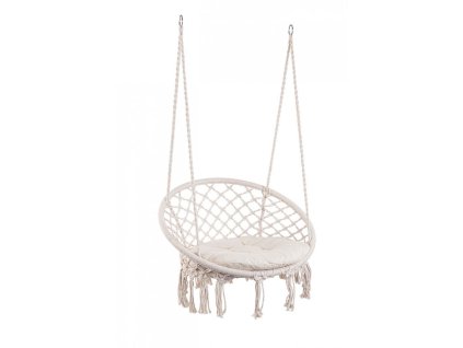 Houpací síť JAVIER bílá 80x130 cm