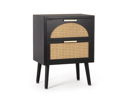 Noční stolek JOSINE černý
