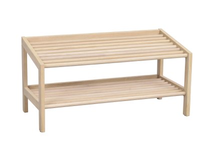 Dřevěný botník HILLMOND světlý