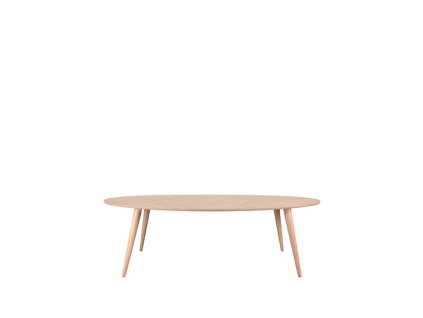 Oválný jídelní stůl INES 210x170 cm světlý