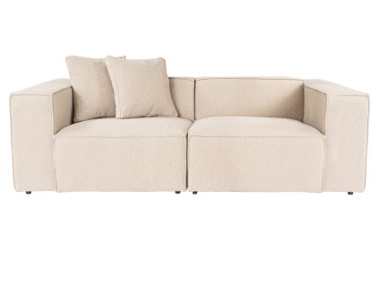 Dvoumístná pohovka LORA broskvová 220 cm