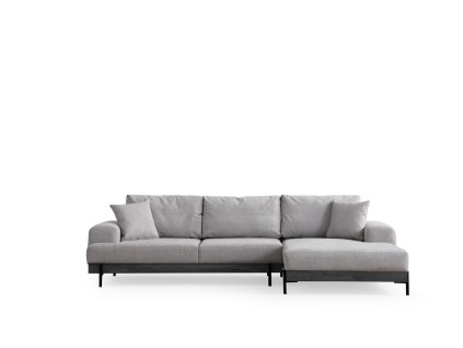 Rohová pohovka ETI šedá pravá 280 cm