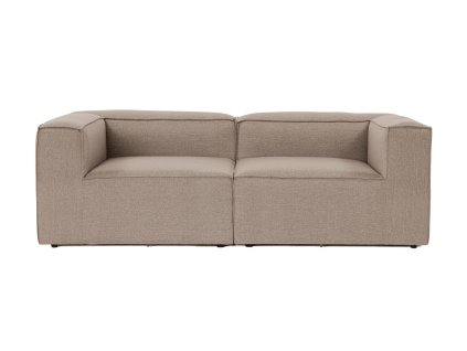 Dvoumístná pohovka FORA hnědá 248 cm