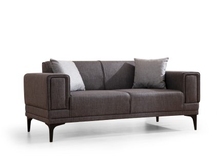 Dvoumístná pohovka HORIZON tmavě šedá 170 cm