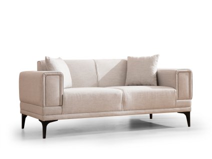 Dvoumístná pohovka HORIZON krémová 170 cm