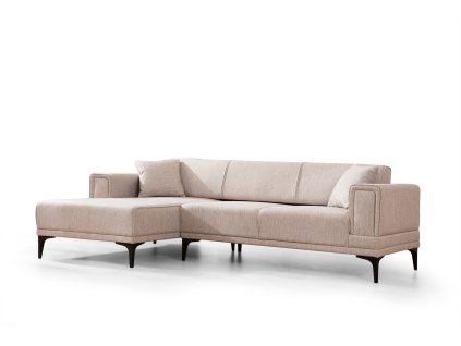 Rohová pohovka HORIZON béžová levá