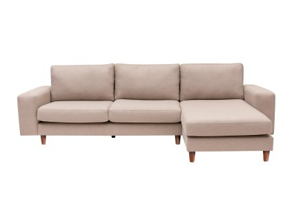 Rohová pohovka BERLIN krémová pravá