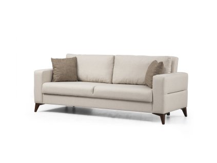 Třímístná pohovka KRISTAL béžová