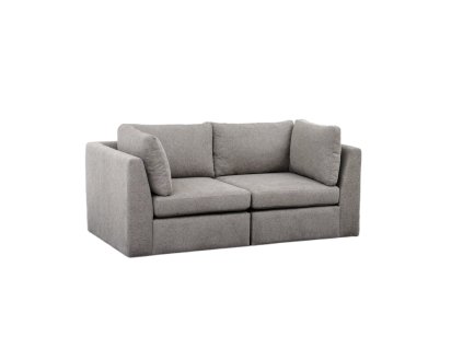 Dvoumístná pohovka MOTTONA světle šedá