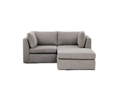 Rohová pohovka MOTTONA MINI světle šedá