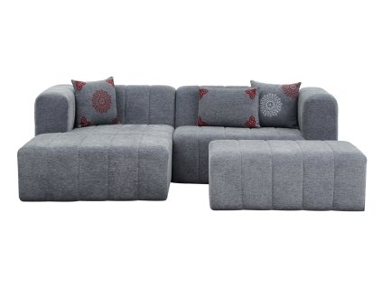 Rohová pohovka BEYZA MINI levá šedá